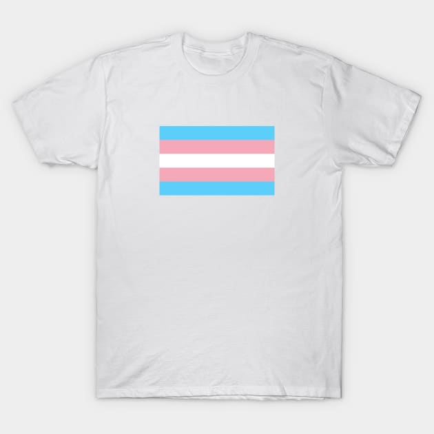 Trans Flag T-Shirt by sophielabelle